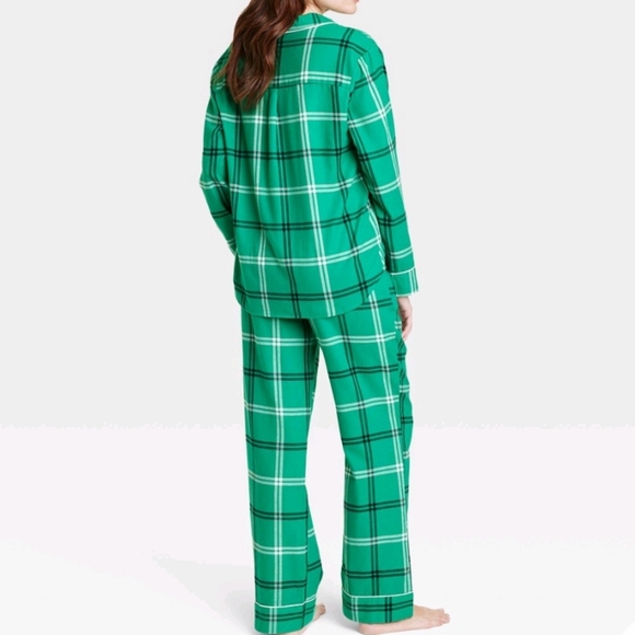 pj pajamas 2 piece current sold out green mens sz large unisex style comfy fit - Picture 2 of 16